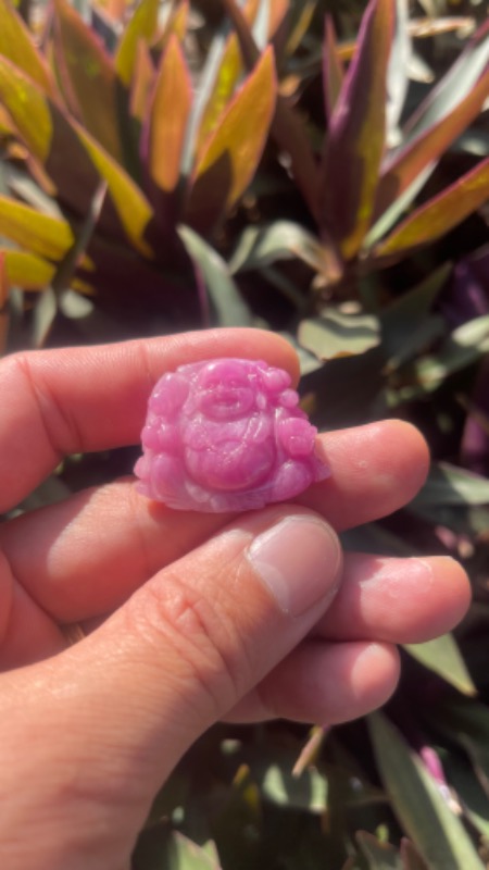 Phật Di Lạc Đá Ruby