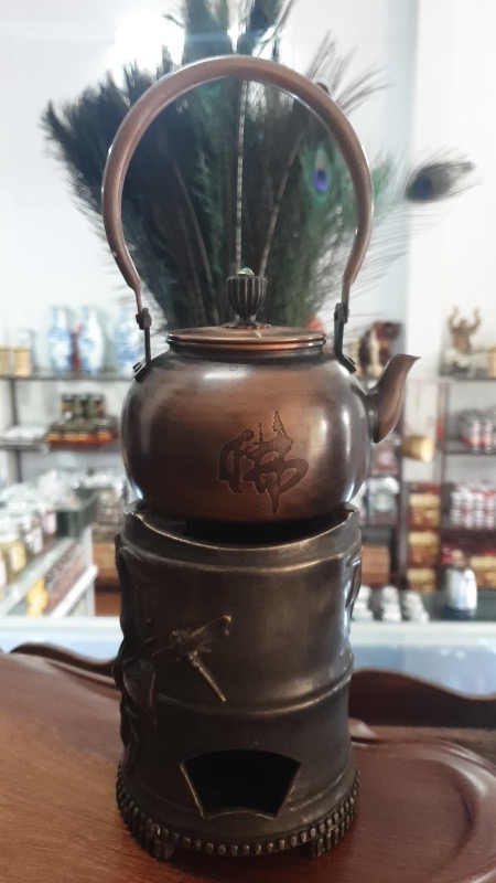 Ấm Trúc Đồng Vàng 