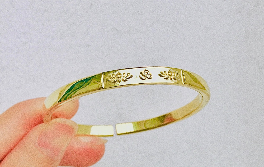 Vòng Đeo Tay Bằng Đồng Khắc Tên - Khắc Chữ