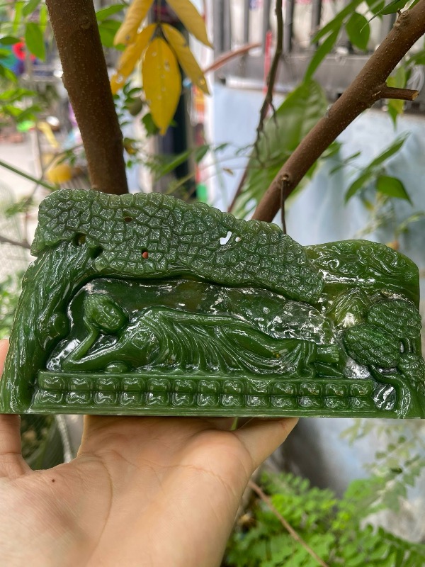 Phật Niết Bàn Ngọc Bích A20